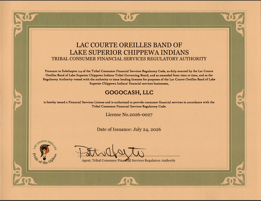 GogoCash license